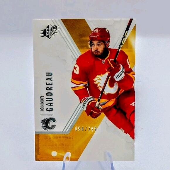 Johnny Gaudreau #14 Upper Deck 2021-22 SP 50/299 - Picture 2 of 6